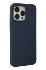 Uray store Apple iPhone 15 Pro Kılıf Nano içi Kadife Silikon - Lacivert - Görsel 2