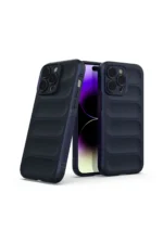 Uray store Apple iPhone 15 Pro Kılıf Optimum Silikon - Lacivert - Görsel 3