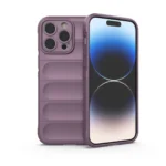 Uray store Apple iPhone 15 Pro Kılıf Optimum Silikon - Mor