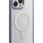 Uray store Apple iPhone 15 Pro Kılıf Room Magneticsafe Silikon - Lila