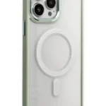 Uray store Apple iPhone 15 Pro Kılıf Room Magneticsafe Silikon - Su Yeşili