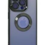 Uray store Apple iPhone 15 Pro Kılıf Slot Silikon - Köknar Yeşili