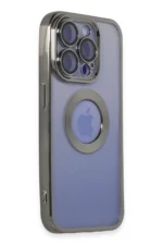 Uray store Apple iPhone 15 Pro Kılıf Slot Silikon - Titan Gri - Görsel 2