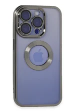 Uray store Apple iPhone 15 Pro Kılıf Slot Silikon - Titan Gri