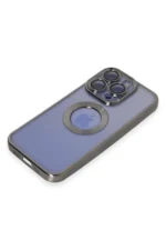 Uray store Apple iPhone 15 Pro Kılıf Slot Silikon - Titan Gri - Görsel 4