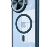 Uray store Apple iPhone 15 Pro Kılıf Teleskop Lens Magsafe Silikon Kapak - Lacivert
