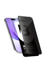 Uray store Apple iPhone 15 Pro Max 5D Privacy Diamond Hayalet Cam Ekran Koruyucu - Görsel 2
