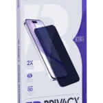 Uray store Apple iPhone 15 Pro Max 5D Privacy Diamond Hayalet Cam Ekran Koruyucu