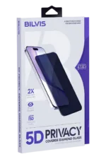 Uray store Apple iPhone 15 Pro Max 5D Privacy Diamond Hayalet Cam Ekran Koruyucu
