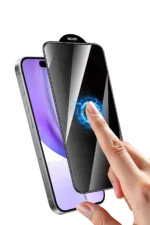 Uray store Apple iPhone 15 Pro Max 5D Privacy Diamond Hayalet Cam Ekran Koruyucu - Görsel 4