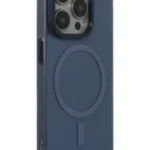 Uray store Apple iPhone 15 Pro Max Kılıf Anka PC Magneticsafe Sert Metal Kapak - Lacivert