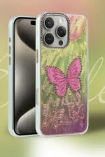 Uray store Apple iPhone 15 Pro Max Kılıf Blade Aynalı Desenli Kapak - Desen 9 - Görsel 2