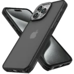 Uray store Apple iPhone 15 Pro Max Kılıf Elegant Kapak - Siyah
