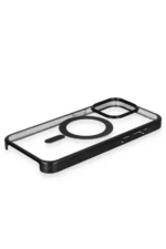 Uray store Apple iPhone 15 Pro Max Kılıf Erozi Magsafe Kapak - Siyah - Görsel 4