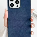 Uray store Apple iPhone 15 Pro Max Kılıf Karen Magsafe Kapak - Lacivert
