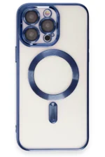 Uray store Apple iPhone 15 Pro Max Kılıf Kross Magneticsafe Kapak - Lacivert - Görsel 3