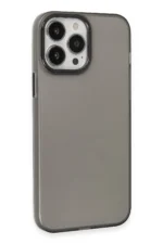 Uray store Apple iPhone 15 Pro Max Kılıf Modos Metal Kapak - Siyah - Görsel 2