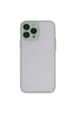Uray store Apple iPhone 15 Pro Max Kılıf Montreal Silikon Kapak - Açık Yeşil