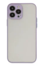 Uray store Apple iPhone 15 Pro Max Kılıf Montreal Silikon Kapak - Mor