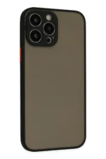 Uray store Apple iPhone 15 Pro Max Kılıf Montreal Silikon Kapak - Siyah - Görsel 2