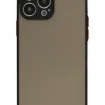 Uray store Apple iPhone 15 Pro Max Kılıf Montreal Silikon Kapak - Siyah