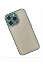 Uray store Apple iPhone 15 Pro Max Kılıf Montreal Silikon Kapak - Yeşil - Görsel 2