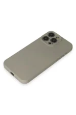 Uray store Apple iPhone 15 Pro Max Kılıf Nano içi Kadife Silikon - Beyaz Titanyum - Görsel 4