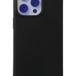 Uray store Apple iPhone 15 Pro Max Kılıf Nano içi Kadife Silikon - Siyah