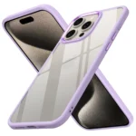 Uray store Apple iPhone 15 Pro Max Kılıf Power Silikon - Lila
