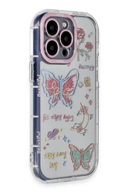 Uray store Apple iPhone 15 Pro Max Kılıf Reflexion Desenli Kapak - Desen 8