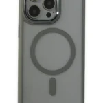Uray store Apple iPhone 15 Pro Max Kılıf Room Magneticsafe Silikon - Gri