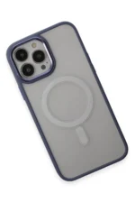 Uray store Apple iPhone 15 Pro Max Kılıf Room Magneticsafe Silikon - Sierra Blue - Görsel 3