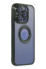 Uray store Apple iPhone 15 Pro Max Kılıf Slot Silikon - Köknar Yeşili - Görsel 2