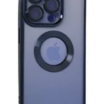 Uray store Apple iPhone 15 Pro Max Kılıf Slot Silikon - Lacivert