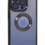 Uray store Apple iPhone 15 Pro Max Kılıf Slot Silikon - Siyah