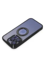 Uray store Apple iPhone 15 Pro Max Kılıf Slot Silikon - Siyah - Görsel 3