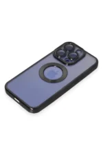 Uray store Apple iPhone 15 Pro Max Kılıf Slot Silikon - Siyah - Görsel 4