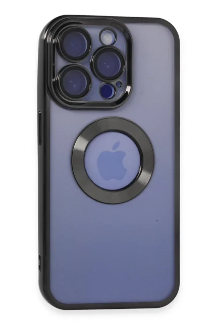 Uray store Apple iPhone 15 Pro Max Kılıf Slot Silikon - Siyah