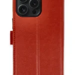 Uray store Apple iPhone 15 Pro Max Kılıf Trend S Plus Kapaklı Kılıf - Kırmızı