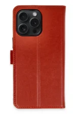 Uray store Apple iPhone 15 Pro Max Kılıf Trend S Plus Kapaklı Kılıf - Kırmızı