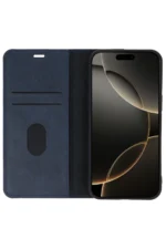 Uray store Apple iPhone 15 Pro Max Kılıf Trend S Plus Kapaklı Kılıf - Lacivert - Görsel 2