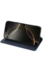 Uray store Apple iPhone 15 Pro Max Kılıf Trend S Plus Kapaklı Kılıf - Lacivert - Görsel 3