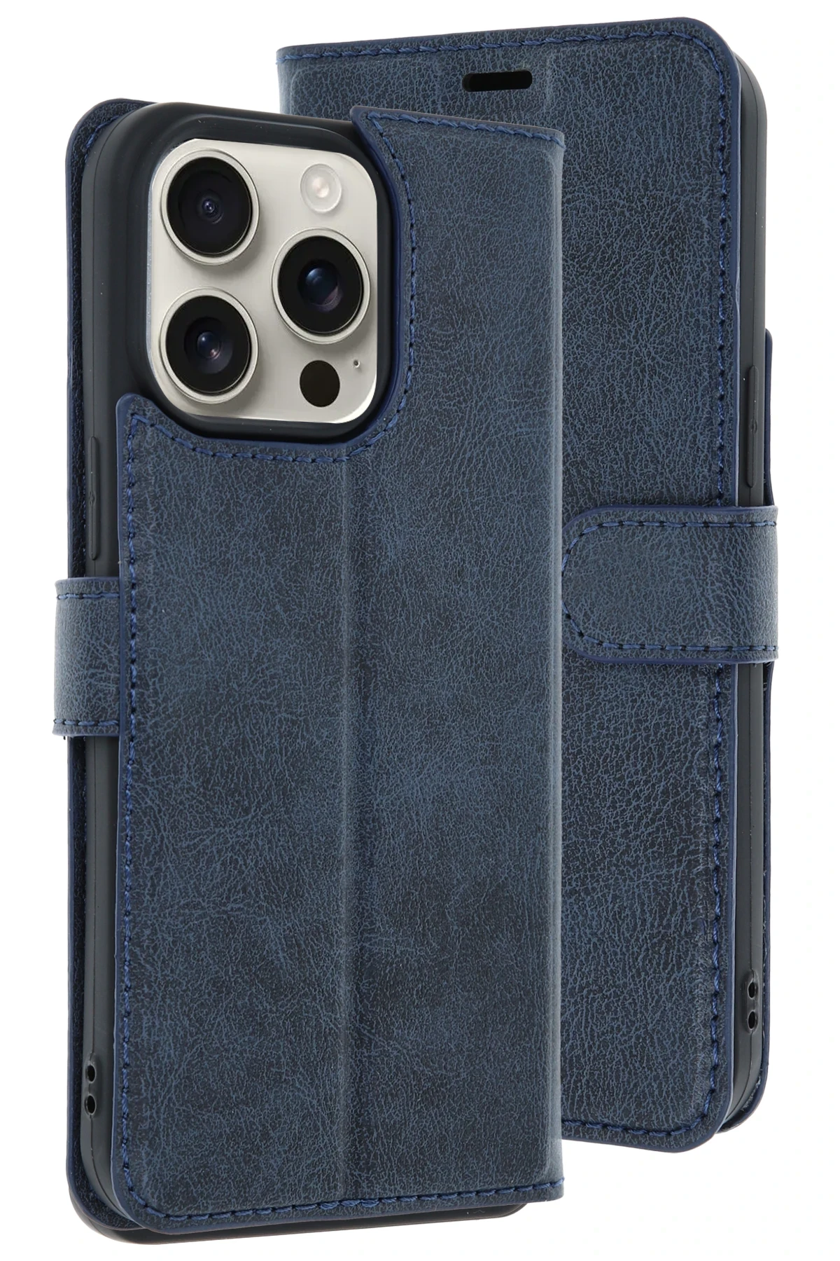 newface-iphone-15-pro-max-kilif-trend-s-plus-kapakli-kilif-lacivert-default Uray store Apple iPhone 15 Pro Max Kılıf Trend S Plus Kapaklı Kılıf - Lacivert - Görsel 1