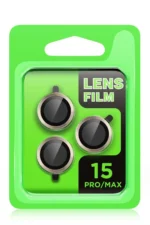 Uray store Apple iPhone 15 Pro Raze Metal Kamera Lens - Gümüş - Görsel 2