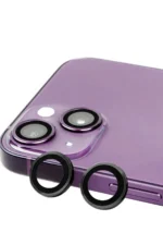 Uray store Apple iPhone 15 Raze Metal Kamera Lens - Siyah