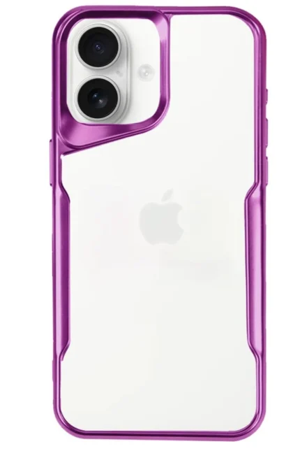 Uray store Apple iPhone 16 Kılıf Boyi Silikon Kapak - Pembe