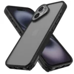 Uray store Apple iPhone 16 Kılıf Elegant Kapak - Siyah