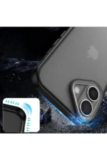Uray store Apple iPhone 16 Kılıf Elegant Kapak - Siyah - Görsel 4