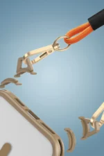 Uray store Apple iPhone 16 Kılıf Enka Magsafe Silikon Kılıf - Desert - Görsel 4