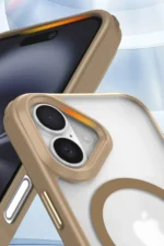 Uray store Apple iPhone 16 Kılıf Enka Magsafe Silikon Kılıf - Siyah - Görsel 2